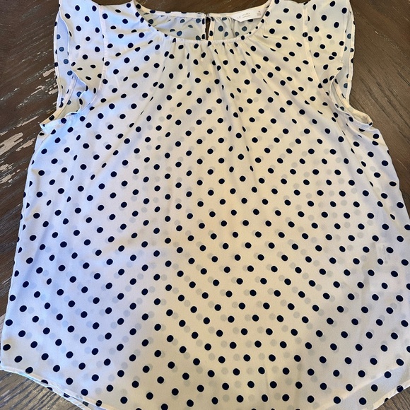 LC Lauren Conrad polka dot blouse - Picture 1 of 1